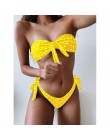 Sexy Polka Dot Bikini kobiety 2020 dwuczęściowy strój kąpielowy Push Up stroje kąpielowe kwiatowy strój kąpielowy brazylijski st