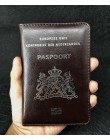 Nederlands okładka na paszport miękka Pu skóra Nederland holenderskie damskie etui na paszport Nederlanden holandia Paspoorthoes