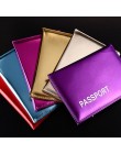 Kobiety moda Paillette paszport obejmuje podróży uchwyt na akcesoria PU skóra ID karta bankowa paszport portfel biznesowy Case 1