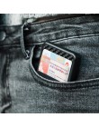 NewBring RFID blokowanie przesuwne etui z miejscem na karty plastikowa karta portmonetka z włókna węglowego dla mężczyzn kobiet 