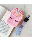 Kawaii Fashion Girls Mini Coin torebka piękne słodkie kreskówkowe etui kobiety mały portfel miękki silikonowy portfel dla dzieci