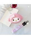 Kawaii Fashion Girls Mini Coin torebka piękne słodkie kreskówkowe etui kobiety mały portfel miękki silikonowy portfel dla dzieci