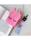 Kawaii Fashion Girls Mini Coin torebka piękne słodkie kreskówkowe etui kobiety mały portfel miękki silikonowy portfel dla dzieci