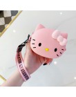 Kawaii Fashion Girls Mini Coin torebka piękne słodkie kreskówkowe etui kobiety mały portfel miękki silikonowy portfel dla dzieci