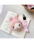 Kawaii Fashion Girls Mini Coin torebka piękne słodkie kreskówkowe etui kobiety mały portfel miękki silikonowy portfel dla dzieci