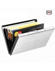 2019 nowe etui na karty kredytowe Protector metalowy portfel na karty kredytowe cienki jak karta kredytowa Case dla kobiet lub m