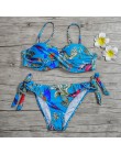 Solidny bandeau Bikini Set 2020 Sexy strój kąpielowy kobiety Bikini brazylijski stringi stroje kąpielowe kobiet stanik strój kąp