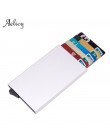 Aelicy Men etui na karty kredytowe identyfikator firmy etui na karty moda automatyczny futerał na karty rfid aluminiowa karta ba