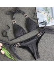 2019 Rhinestone Swimsuit kobiety Bikini kryształowy diament zestaw metalowy łańcuch stroje kąpielowe kobiet luksusowe arystokrat