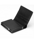 BISI GORO nowy pakiet wizytówek RFID Protector cienki jak karta kredytowa portfel z uchwytem Aluminium mężczyźni kobiety metalow