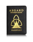 Nowy czarny SLYTHERIN hogwart Unisex PU skórzane etui na paszport Rfid okładka na paszport czarny paszport podróże posiadacz kar