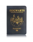 Nowy czarny SLYTHERIN hogwart Unisex PU skórzane etui na paszport Rfid okładka na paszport czarny paszport podróże posiadacz kar