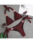 2019 Rhinestone Swimsuit kobiety Bikini kryształowy diament zestaw metalowy łańcuch stroje kąpielowe kobiet luksusowe arystokrat