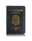 Nowy czarny SLYTHERIN hogwart Unisex PU skórzane etui na paszport Rfid okładka na paszport czarny paszport podróże posiadacz kar
