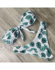 Solidny bandeau Bikini Set 2020 Sexy strój kąpielowy kobiety Bikini brazylijski stringi stroje kąpielowe kobiet stanik strój kąp