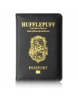 Nowy czarny SLYTHERIN hogwart Unisex PU skórzane etui na paszport Rfid okładka na paszport czarny paszport podróże posiadacz kar