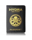 Nowy czarny SLYTHERIN hogwart Unisex PU skórzane etui na paszport Rfid okładka na paszport czarny paszport podróże posiadacz kar
