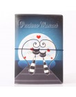 Moda Cartoon 3D okładka na paszport mężczyźni kobiety PU skóra paszport podróże etui na uchwyt karty ID Credit Storage Organizer