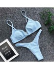 Wyściełany zestaw bikini push-up fiszbiny kwiat Ruffles strój kąpielowy dla kobiet Sexy solidny bandeau kobieta strój kąpielowy 