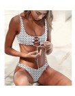 Sexy Polka Dot Bikini kobiety 2020 dwuczęściowy strój kąpielowy Push Up stroje kąpielowe kwiatowy strój kąpielowy brazylijski st