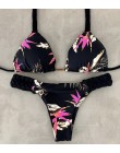 2020 bikini kobiety stroje kąpielowe zestaw bikini push-up strój kąpielowy Top solidny dół druku brazylijski Biquini strój kąpie