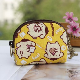 Retro Mini torba kobiety portmonetki Kawaii portfel dziewczyny kot mała torebka płócienna torby na karty damskie torebki damskie