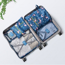 RUPUTIN 7 sztuk/zestaw organizator podróży walizka ubrania zestaw wykończeniowy przenośne etui do przechowywania torby do przech