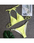 2019 Rhinestone Swimsuit kobiety Bikini kryształowy diament zestaw metalowy łańcuch stroje kąpielowe kobiet luksusowe arystokrat