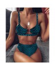 Sexy Snake bikini we wzory 2019 damski strój kąpielowy kobiety stroje kąpielowe stringi zestaw bikini push up wysokiej talii str