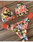 2020 bikini kobiety stroje kąpielowe zestaw bikini push-up strój kąpielowy Top solidny dół druku brazylijski Biquini strój kąpie