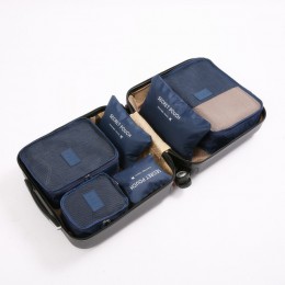 RUPUTIN nowy 6 sztuk/zestaw wysokiej jakości tkaniny Oxford Ms torba podróżna z siatką w torbie organizer bagażu opakowanie Cube