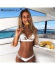 Sexy kwiat Bikini we wzory zestaw kobiety stałe brazylijskie Bikini strój kąpielowy zasznurować strój kąpielowy niskiej talii st