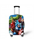 18 ''-32 'superhero Hulk Iron Man gruby pokrowiec na bagaż akcesoria elastyczna osłona na walizkę podróżna torba na kółkach pokr