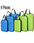 Soperwillton kompresyjne kostki do pakowania zestaw do podróży 3 rozmiary 3 6 sztuk bagaż podróżny organizery do pakowania akces