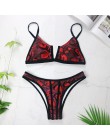 Sexy Bandeau Bikini 2020 nowy V Neck Bikini stroje kąpielowe Push Up stroje kąpielowe kobiet brazylijski Bikini Set kostiumy kąp