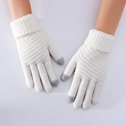 Rękawiczki damskie zimowy ekran dotykowy Handschoenen czarne rękawiczki Guantes Mujer 2019 promocja Hiver Femme Rekawiczki Gant 