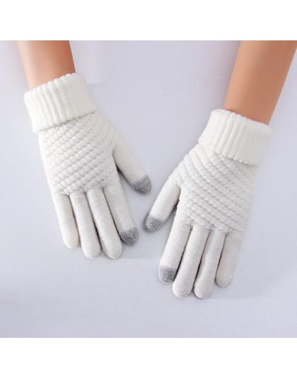 Rękawiczki damskie zimowy ekran dotykowy Handschoenen czarne rękawiczki Guantes Mujer 2019 promocja Hiver Femme Rekawiczki Gant 