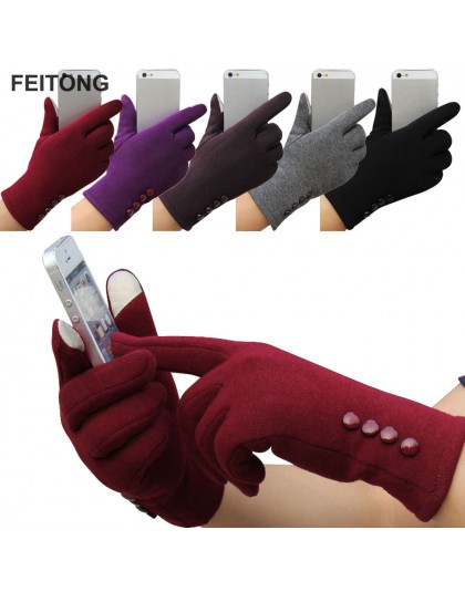 2019 moda damska zimowe rękawiczki damskie damskie dziewczęce bawełniane rękawiczki Outdoor Warm pełne rękawiczki  YW