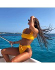 2020 letnie seksowne Bikini zestaw w stylu Vintage, w paski Push Up wysokiej talii strój kąpielowy strój kąpielowy kobiety strój