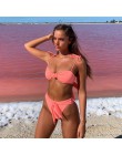 2020 letnie seksowne Bikini zestaw w stylu Vintage, w paski Push Up wysokiej talii strój kąpielowy strój kąpielowy kobiety strój