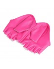 Valink 2017 Fashion Woman Lady modne obcisłe pół palmowe rękawiczki imitacja Pu Leather Multicolor bez palców na rękawiczki dams