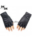 2019 New Arrival kobiety rękawiczki bez palców rękawice oddychające miękkie skórzane rękawiczki dla Dance Party pokaż kobiety cz