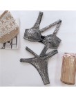 In-x Sexy golden bikini 2020 mujer błyszczący kostium kąpielowy damski wąż bikini set nieregularne stroje kąpielowe damskie kost