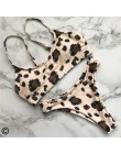 13 kolory 2020 Sexy Leopard Bikini kobiety stroje kąpielowe damski strój kąpielowy dwuczęściowy zestaw Bikini brazylijski kąpiel
