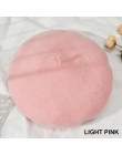 Francuski styl jednokolorowa na co dzień Vintage damska czapka Beret zwykły czapka dziewczęca wełna ciepłe zimowe berety czapki 