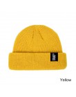 2020 moda czapka zimowa Unisex mężczyźni Cuffed Cib czapka z dzianiny krótki Melon Ski czapki jesień zima Solid Color Casual cza
