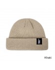 2020 moda czapka zimowa Unisex mężczyźni Cuffed Cib czapka z dzianiny krótki Melon Ski czapki jesień zima Solid Color Casual cza