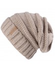 FURTALK czapka zimowa z dzianiny damska czapka luźna czapka Beanie dla dziewczynki czapka Skullies A047