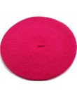 Lady wiosna zima berety kapelusz malarz styl kapelusz kobiety wełna Vintage berety jednolity kolor czapki kobieta Bonnet Warm Wa