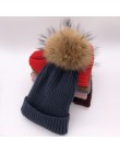 2019 nowy czapka zimowa luksusowa jakość Fox czapki z futrzanym pomponem beanie wysokiej jakości dziewczyny kobiety bonnet czapk